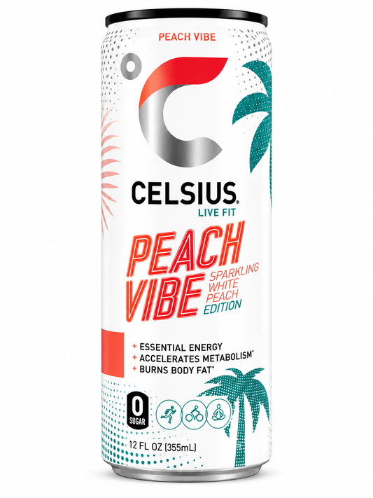 Celsius Peach Vibe